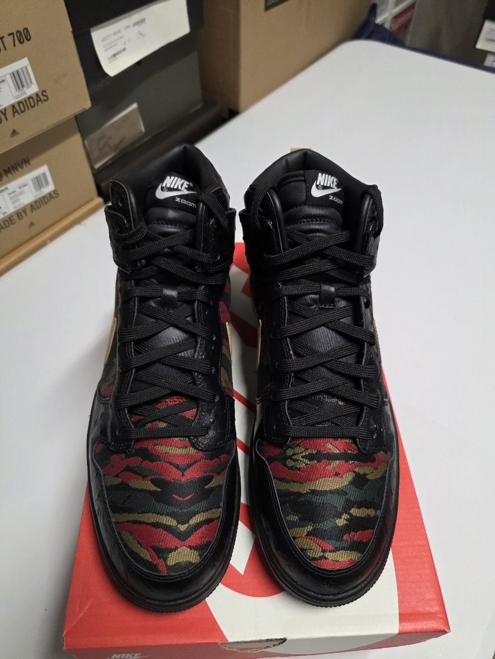 Nike Dunk High Premium 'Tiger Camo' Sz 12 - Picture 4 of 7